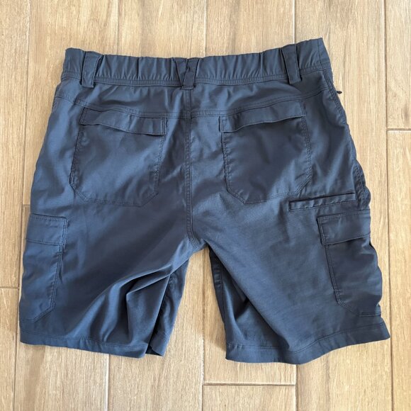 Duluth Trading Dry on the Fly 10" Cargo Shorts Womens 14 Ink Grey Outdoor Hiking - Picture 6 of 10